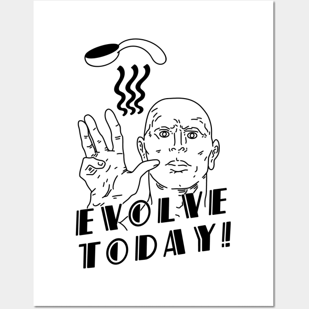 Evolve Today - Telekinesis Wall Art by zody